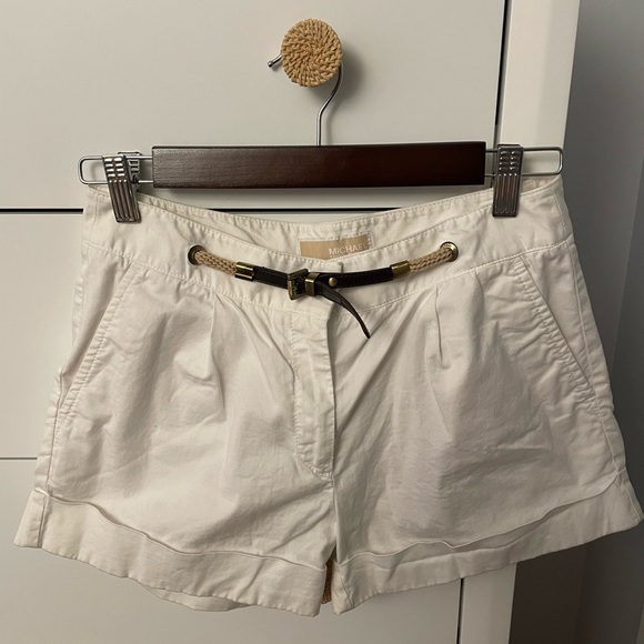 Michael Kors white cotton shorts - Picture 1 of 7